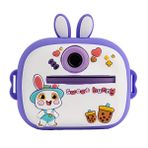 4Berry Q7 Dinazor Mor Taşınabilir Fotoğraf Yazıcı ve Kamera