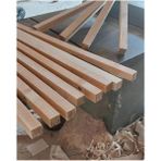 4cm x 4cm x 100CM Çam Ağacı Çıtası, Ahşap Çubuk, Çok Amaçlı Çıta - 4 x 4 cm