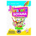 4E Boyama Kitabı Kelebek Örnekli Renkli 32 Sayfa