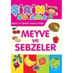 4E Boyama Kitabı Şirin Siyah Beyaz 16 Sayfa Karatay Yayınevi
