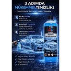 4E CARE MAVİ CİLALI OTO YIKAMA KÖPÜĞÜ 1 LT (OTO YIKAMA SÜNGERİ HEDİYELİ)