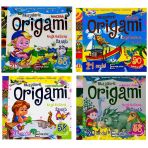 4E Origami Çocuklar İçin 4 Kitap Set Karton 153-00-0287