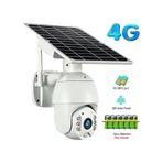 4G Sim Kartlı 1080p Motorlu PTZ Solar Güneş Enerjili Kamera Metal Kasa