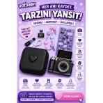 4K Çantalı Dijital Video Kamera 48Mp 16X Zoom Işıklı (32Gb) Kart Dijital Fotoğraf Makinesi Siyah