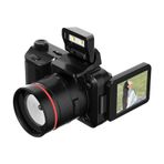 4K Dijital Kamera, 180° 2,2 inç Döndürülebilir Ekran Ve AF Otomatik Odaklama, LED Dolgu Işığı, Desteklenen El Feneri Ile YouTube Için 48MP Vlog Kameraları, İçerik Oluşturucular,