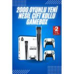 4K Hd Klasik Retro Game Box 3000 Oyunlu Çift Kollu Çift Kişilik Oyun Konsolu Mir11272834