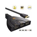 4K Hdmi Switch Çoklayıcı Çoğaltıcı 3 Port Ultra Hd