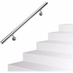 4K Home Design Paslanmaz(Krom) Duvar Tutunma Barı Banyo Wc Duş Merdiven Yaşlı Engelli Tutamak - 150 CM