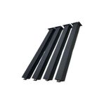 4K Home Desing Metal Ayak Masa Ayağı Ahşap Kütük Masif Çalışma Yemek Mutfak Ofis Masası Retro Ayak (4 Adet 70 Cm)
