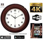 4K Medem Duvar Saat Wifi Gizli Bakici Kamera Uzaktan Izleme Takip Guvenlik Kamerasi