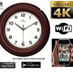 4K MEDEM DUVAR SAATİ GİZLİ BEBEK BAKICI KAMERA İP WİFİ TAKİP İZLEME