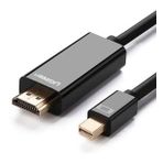 4K Mini Displayport HDMI Dönüştürücü Kablo, 3 Metre, Siyah