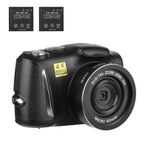 4K/60FPS 48MP Yüksek Çözünürlüklü Dijital Kamera Çok Fonksiyonlu Taşınabilir 16X Dijital Video Kamera, 3.2 İnç IPS Ekranlı Tip-C Portre Video Kaydı için Şarj