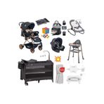 4KİDS Bebek Çeyiz Seti Yeni Doğan Set Bebek Arabası Asansörlü Park Beşik Puset Bebek Anakucağı Ful SET