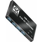 4kvm421 Kvm Switch 2x1 Hdmı 2.0 4k Ultra Hd 2160p Usb 3.0 Hdcp 2.3 Hdr10 400MHz Hız