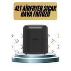 4L Airfryer Hazneli H.a Fritözü Yağsız Fritöz Taşınabilir Fırın İşlevi Gören Pratik