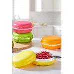 4`lü 4 Renk Macaron Kase Seti-Kahvaltılık Beslenme Kutusu