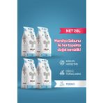 4Lü Avantaj Paketi Topaklanan,Tozsuz,Hijyenik Marsilya Sabunlu Bentonit Kedi Kumu 4X5lt