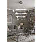 4'lü Çember Modern Sarkıt LED Avize - Krom - 1