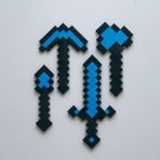 4’lü Craft Set – Balta, Kılıç, Ok & Kürek (Mc) - standart