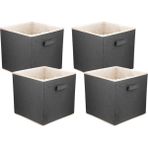 4'lü Dolap Içi Düzenleyici , Çamaşır Oyuncak Saklama Kutusu Sepet Organizer 30X30X30
