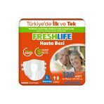 4'Lü Freshlife Large Bel Bantlı Yetişkin Hasta Bezi 30X4 (120 Adet)