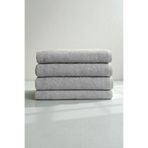 4'lü Gri Büyük Banyo Havlusu - 90x150 Cm, 650gr,%100pamuk, Spa Ve Otel Havlusu, Günlük Kullanıma Uygun