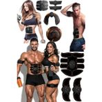 4'lü Kas Eğitimi Titreşimli Fitness Masaj Gücü Aleti Seti