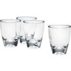4'lü Mini Shot Bardak Seti, 30 Ml, Beyaz, Yükseklik 5 Cm, Cam, Şık ve Hafif - Seçenek 1