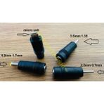 4lü Paket Çoklu Yedek Adaptör Uç Çevirici Dönüştürücü Jak Jack Soket Ucu Uç ( 2.5x0.7mm- 4.8x1.7mm- 3.5X1.35MM- Mıcro USB )