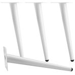 4'lü Paket Modern Metal Ayaklar 30 cm Uzunluğunda Şık ve Konik Tasarım Kendin Yap Projeleri için Masalar, Kanepeler ve Sandalyeler için Mükemmel - Ev Dekorunuzu Geliştirin