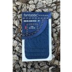 4'lü Paket Ütü Ile Yapışan Kot Arma Patch Kot Yaması, Onarım (İndigo Mavi) Denim, Jeans