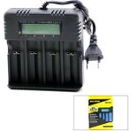 4lü Pil Şarj Aleti 3000MA 4.2V Fişli=ac 100-240V Etc - 26650 - 18650 - 16340 (5477) Nfsm-Rsgo - 1 Adet