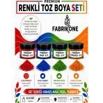 4'Lü Set Premium Parafin Soya Wax Toz Mum Boyası Hobi Seti - 5 Cc (Kırmızı, Mavi, Yeşil, Turuncu) Bkfab4kmyt5g