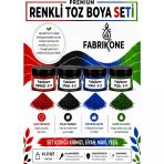 4'Lü Set Premium Parafin Soya Wax Toz Mum Boyası Hobi Seti - 5 Cc (Kırmızı, Siyah, Mavi, Yeşil) Bkfab4ksmy5g