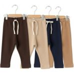 4'lü Unisex Esnek Kaşkorse Mevsimlik Bebek Pijama Alt - 3 - 6 Ay - Çok Renkli