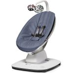 4moms Mamaroo 5.0 Elektrikli Ana Kucağı - Slate Blue + Yenidoğan Destek Pedi - Renkli