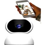 4mp 2k Wifi Ip Kamera Kablosuz 360 Derece Dönen Wıfı Güvenlik Kamera CMR26 - Beyaz
