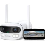 4mp Çift Lens Wifi Dış Mekan Kamera, 170° Geniş Açı, Aı Takip, Renkli Gece Görüş, IP66