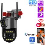 4mp Hd 3.5 Inch Ip Kamera Wifi Özellikli Hareket Takipli Gece Sensörlü Sirenli Kamera