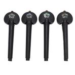 4pcs Çello Ayarlanması Pegs Abanoz Ahşap Viyolonsel Peg Replasman 3/4 4/4 Boyutunda çello enstrümanı
