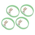 4pcs T350 Çift Yüzük Preser Ayağı, Plastik Preser Halkası, Sağlam Dikiş Baskı Ayağı, Endüstriyel Dikiş Makinesi Için İdeal