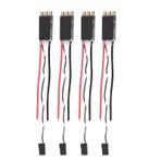4pcs Yükseltildi 30A ESC 2-6S FPV çoklu noktalı Ve Quadcopter Için Fırçasız Elektronik Hız kontrolörü (BLACK)