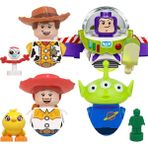 4pcs/set Toy Story 4 Buzz Lightyear Jessie Jessie Alien Model Aksiyon Figürü Bloklar Inşaat Binası Tuğla Çocuklar Için Toys Renk: 4pcs (Yurt Dışından) - 6+ Yaş