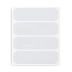 4R Quattroerre.it 16080 yansıtıcı çıkartma, motosiklet kaskı için, beyaz, 4 adet, Bianco