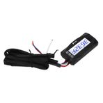 4'ü 1 Arada Dijital LCD Motosiklet Termometresi, Yağ Sıcaklığı, Voltaj, Saat ve Hız Göstergesi (M14 x 1,25)