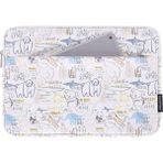 4U Sky 13 Inç Laptop Çantası Karikatür Hayvan Desenli Pu Deri Dizüstü Bilgisayar Kılıfı (Yurt Dışından) - 35x25x3 - Renkli