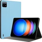 4u Sky Xiaomi Pad 6s Pro 12.4 Anti Drop Pu Deri Çevirin Tablet Kılıfı (Yurt Dışından) - Açık Mavi