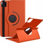 4u Sky Xiaomi Pad 6s Pro 12.4 Döner Stand Pu Deri Elastik Bantlı Pc Tablet Kılıfı (Yurt Dışından) - Turuncu