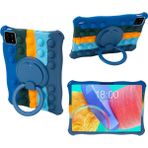4u Sky Xiaomi Pad 6s Pro 12.4 Fidget Poppet Silikon Tablet Kılıfı (Yurt Dışından) - Koyu Mavi